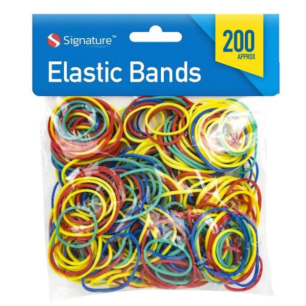 SIGNATURE ELASTIC BANDS 200PK. OL321420