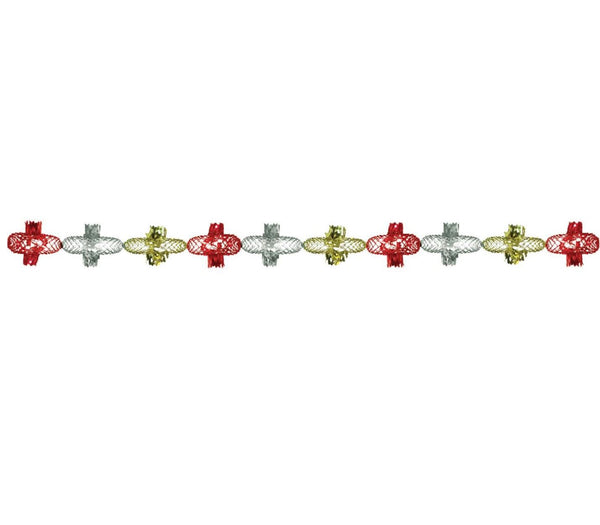 Foil Garland Decoration - Bauble Hanging Garland 2M | 9908