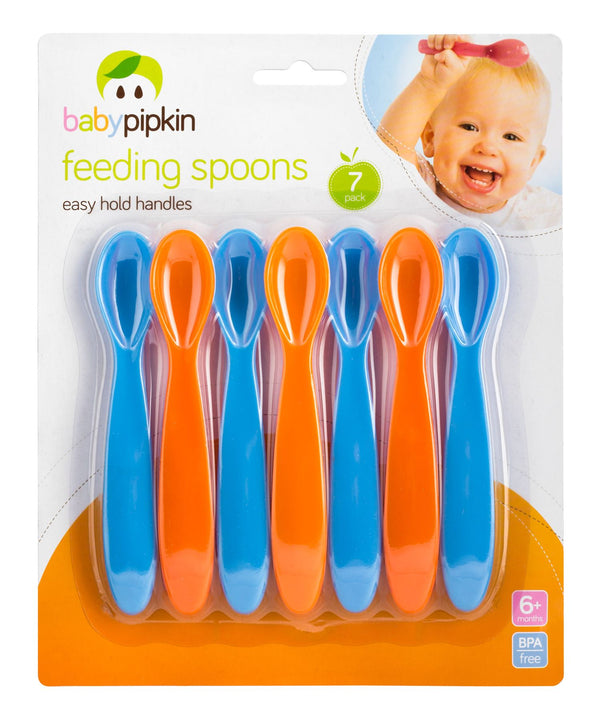 BABYPIPKIN FEEDING SPOONS 7/PK. Z66001
