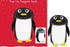 CHRISTMAS POP UP PENGUIN SACK. XSSPOP