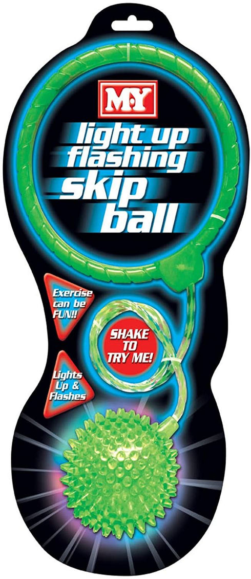 Flashing Ankle Skip Ball - Light Up Skipping Fun for Kids | TY3576