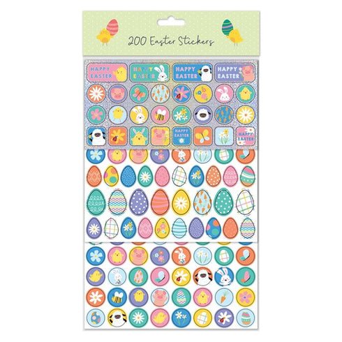 TALLON ASSORTED EASTER STICKER 200/PK. TA6412