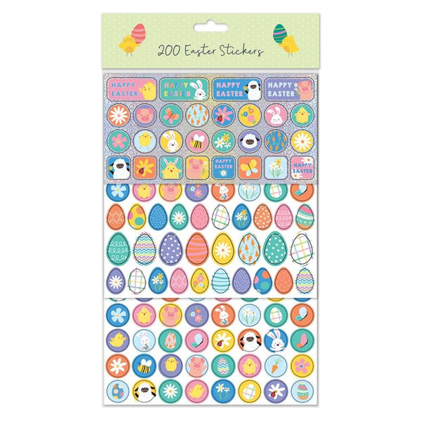 TALLON ASSORTED EASTER STICKER 200/PK. TA6412