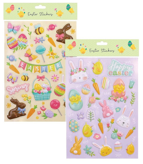 TALLON ASSORTED EASTER BUBBLE STICKER. TA6453