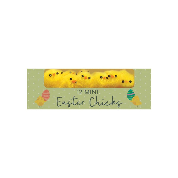TALLON EASTER DECORATIVE MINI CHICKS 12/PK. TA6631
