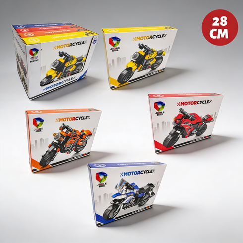 SECTOR STUDIOS SPORTS MOTORCYCLE MODEL BUILDING BLOCK SET 28 CM. HU9511