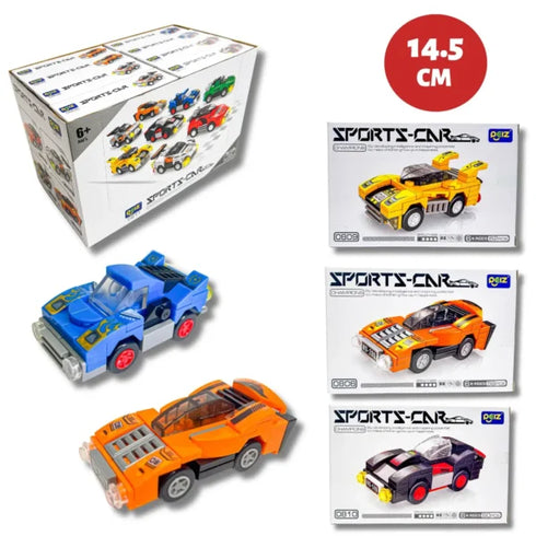 SECTOR STUDIOS CHAMPION SPORTS CAR MODEL BUILDING BLOCK SET 14.5 CM. HU1643