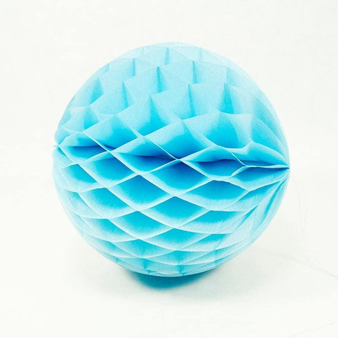 Baby Blue Honeycomb Pom Pom 8 Inch - UNI63221 Party Decor