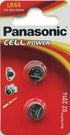 LR44 Button Cell Batteries - PANASONIC AG13 A76 L1154