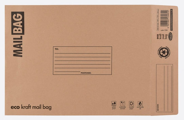 Kraft Mail Bags - COUNTY BROWN MEDIUM 25 Pack C284