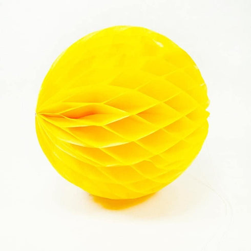 Yellow Honeycomb Pom Pom 8 Inch - Brighten Your Parties | UNI64251
