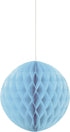 Baby Blue Honeycomb Pom Pom 8 Inch - UNI63221 Party Decor