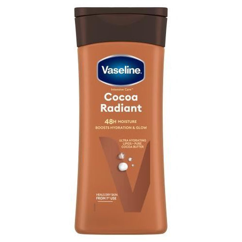 VASELINE INTENSIVE CARE COCOA RADIANT BODY LOTION 200ML. KD35309