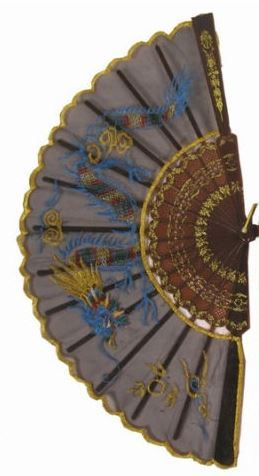 Chinese Paper Fan 9' with Colour Box - TY8027
