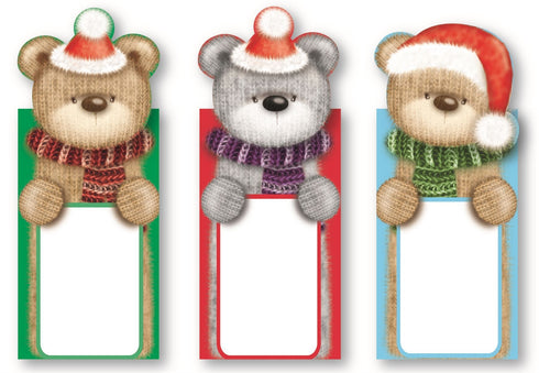 12 LUXURY HANDCRAFTED PLACE CARDS BEAR. 14586