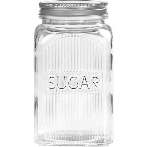 Glass Sugar Container - TALA 1.25L Storage with Screw Top