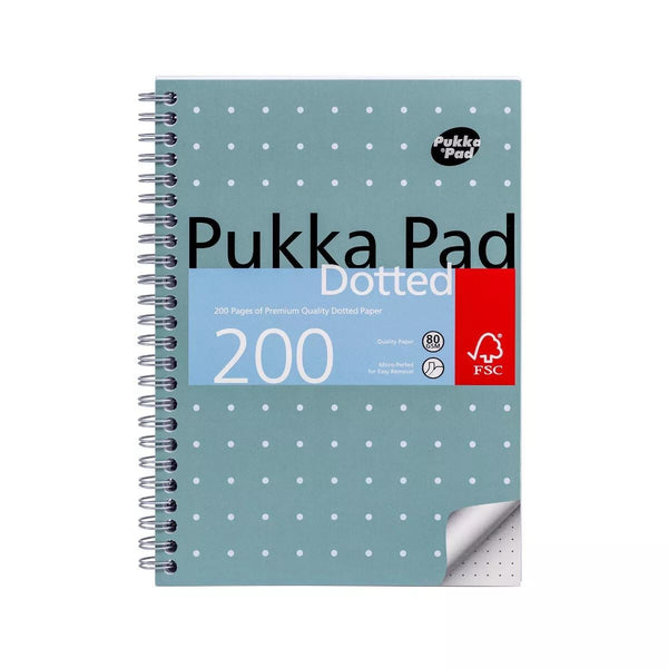 PUKKA A5 DOTED METALLIC JOTTA NOTE BOOK 200 PAGES. JM021DOT