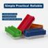 APOLLO PLASTIC SPLASH NAIL BRUSH ASSORTED COLOUR. AP1850