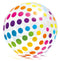 Jumbo Beach Ball - INTEX 42 Inch Polka Dot Design 59065NP