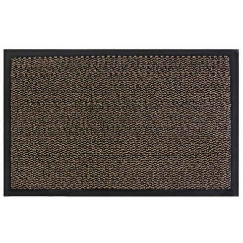 Barrier Mat Large - JVL Commodore 120cm x 170cm Brown/Black