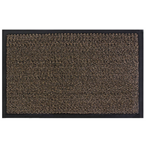 Barrier Mat Large - JVL Commodore 120cm x 170cm Brown/Black