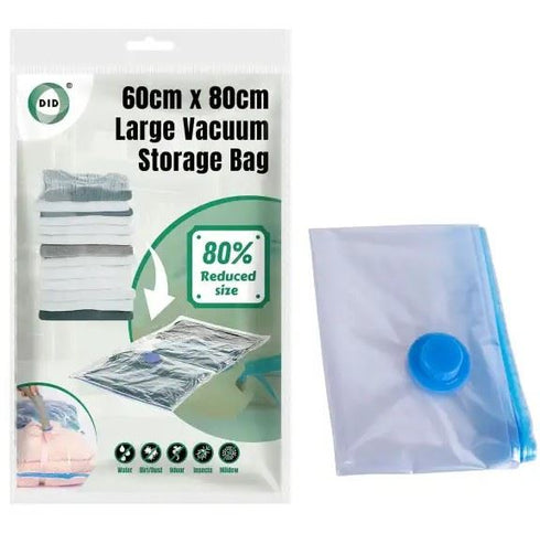 DID LARGE VACCUM STORAGE BAG 60CM X 80CM. HH2636