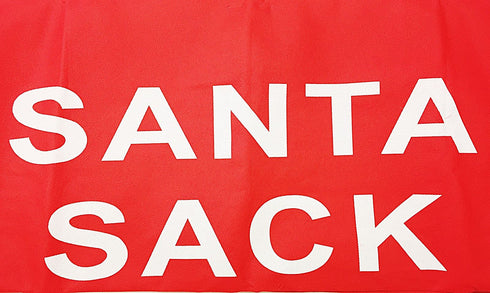 CHRISTMAS XMAS LARGE GIANT SATA SACK IDEAL FOR CHRISTMAS 60 X 80 CM LONG APPROX. PI051123