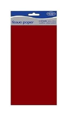 Red Tissue Paper - COUNTY 10 Pack CA40 for Crafting & Gift Wrapping