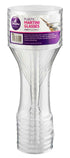 ALL SEASONS CLEAR PLASTIC MARTINI GLASSES 200ML 6/PK. Z60396