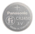 CR2450 Coin Battery - Panasonic 3V Lithium Power