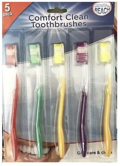Comfort Clean Brushes 5 Pack - DGI1660A Dental Care