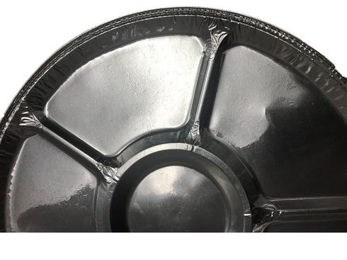 Silver Lazy Susan - Caroline 40cm 6-Compartment CV1066