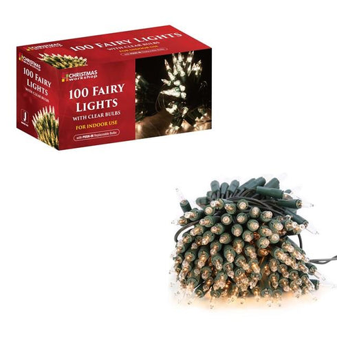 100 SHADELESS CLEAR FAIRY LIGHTS. BML75220