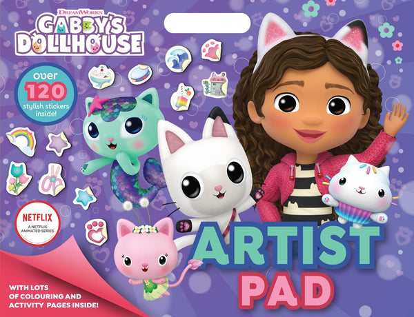 Gabby's Dollhouse Art Pad with Stickers - Creative Fun for Kids