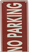 Metal No Parking Sign 30x15cm - Durable & Visible JL9121 JL4124