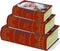 SANTA TRADITIONAL CHRISTMAS BOOK GIFT BOXES 3/PK. X29343BXCC