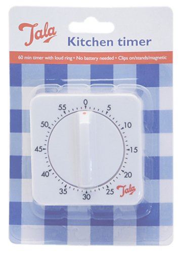 Kitchen Timer Loud Ring - TALA WHITE 60 Minute 10A07213