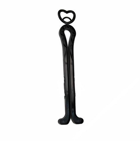 Boot Holder Rack - Durable Plastic Black Long Boot Storage DGI0712
