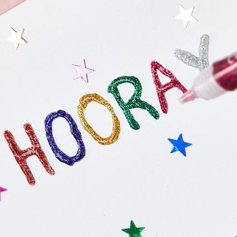 Glitter Glue Pens - BOSTIK 6 Pack Art Supplies 30625172