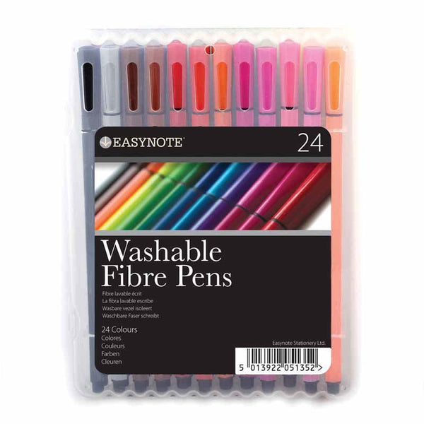 EASYNOTE WASHABLE FIBER PENS 24/PK. TA5135
