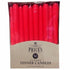 PRICES RED TAPERED DINNER CANDLE UNWRAPPED 7HRS 50/PK. TDC005005 327414