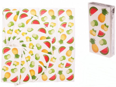 TROPICAL FRUIT POCKET TISSUE NOVELTY PAPER 656552. 704703