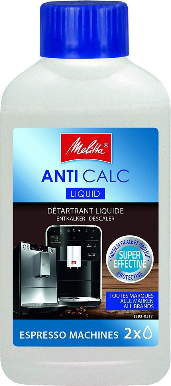 Espresso Machine Descaler - Melitta Anti Calc Blue 250ml