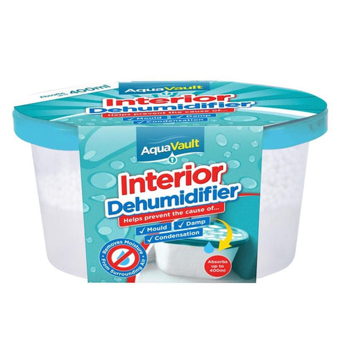 AQUAVAULT INTERIOR ASSORTED UNSCENTED DEHUMIDIFIER 400ML. OL321714