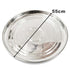 STAINLESS STEEL ROUND TRAY 55CM. SS34505