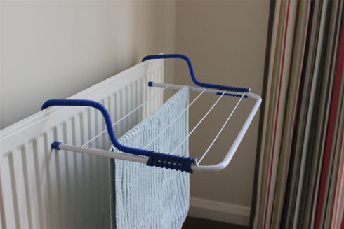 JVL FOLDING RADIATOR CLOTHES DRYING AIRER 51CM X 3MTR. 11-011