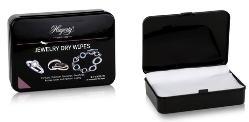 Jewelry Cleaning Wipes - Hagerty Disposable Dry Wipes 25 Pack