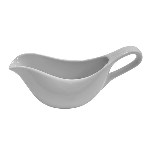 CARNABY ISLINGTON WHITE PORCELAIN GRAVY BOAT. CRM1492GE