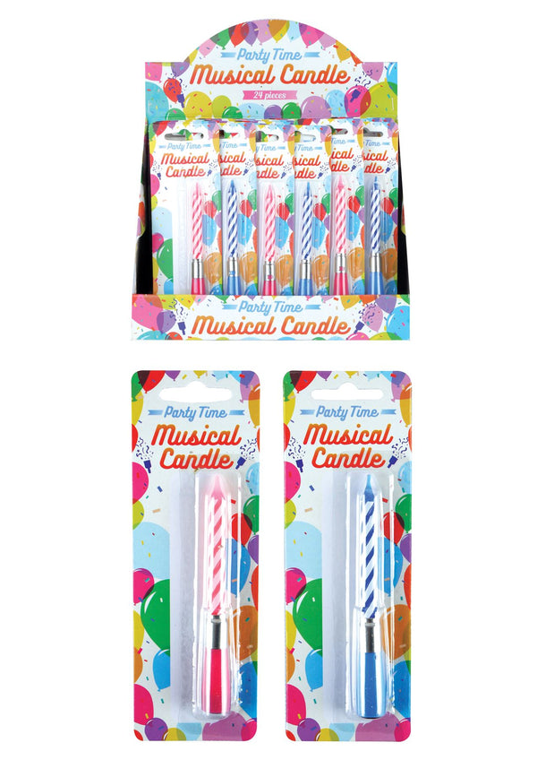 Musical Birthday Candle - Assorted Melodies X50001