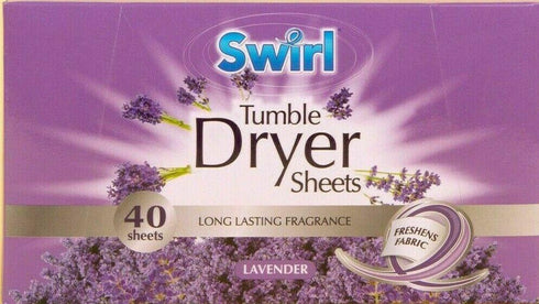 Lavender Laundry Sheets - Eco-Friendly Clean | SWIRL 35 Pack